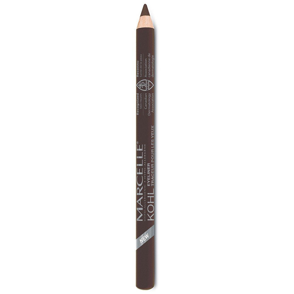 Marcelle Kohl Eyeliner, Dark Brown, Eye Pencil, Long-Lasting, Waterproof, Intense Colour, Fragrance-Free, Hypoallergenic, Recognized by CDA, Cruelty-Free, 0.04 Oz.