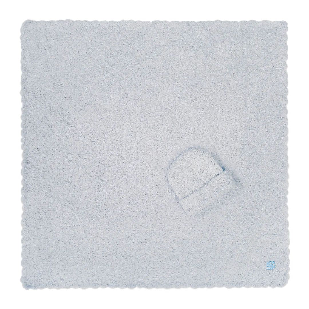 Kashwére Solid Baby Blanket with Cap