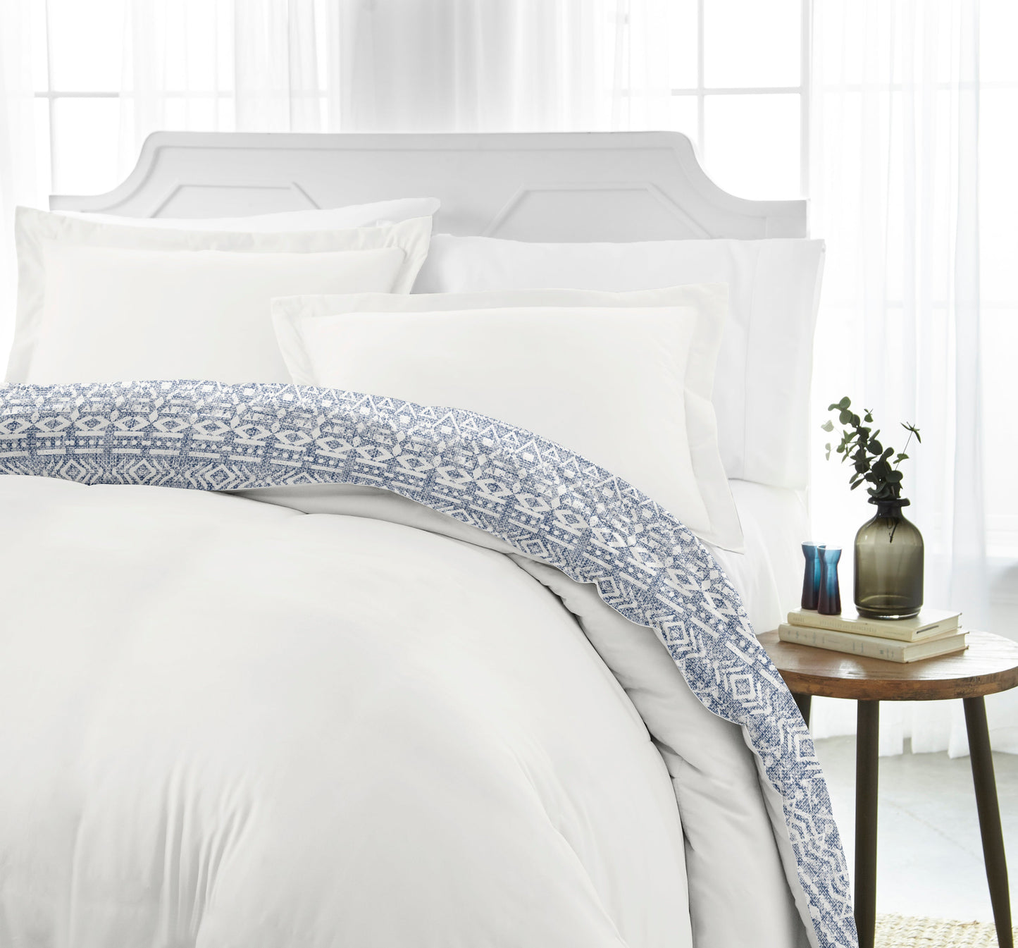 Modern Rustic Pattern 3-Piece Reversible Duvet Cover Set