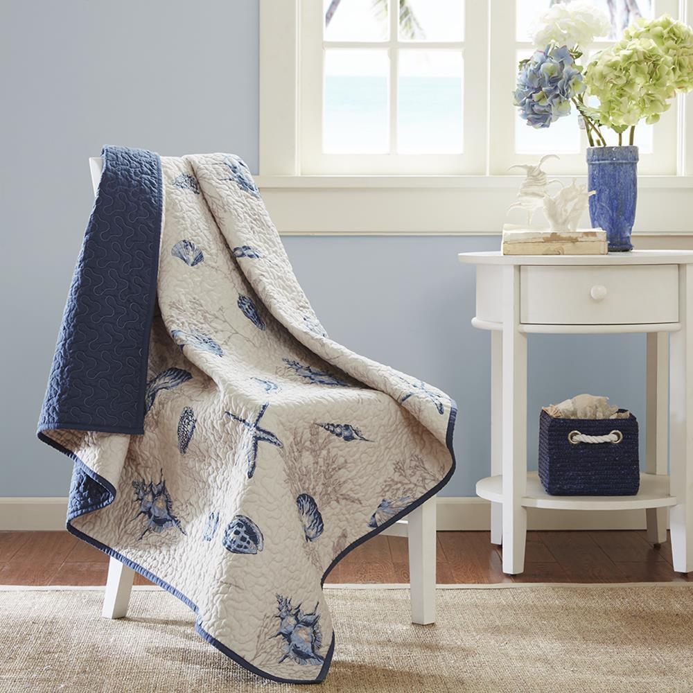 Madison Park Bayside Oversized Quilted Throw 60x70"