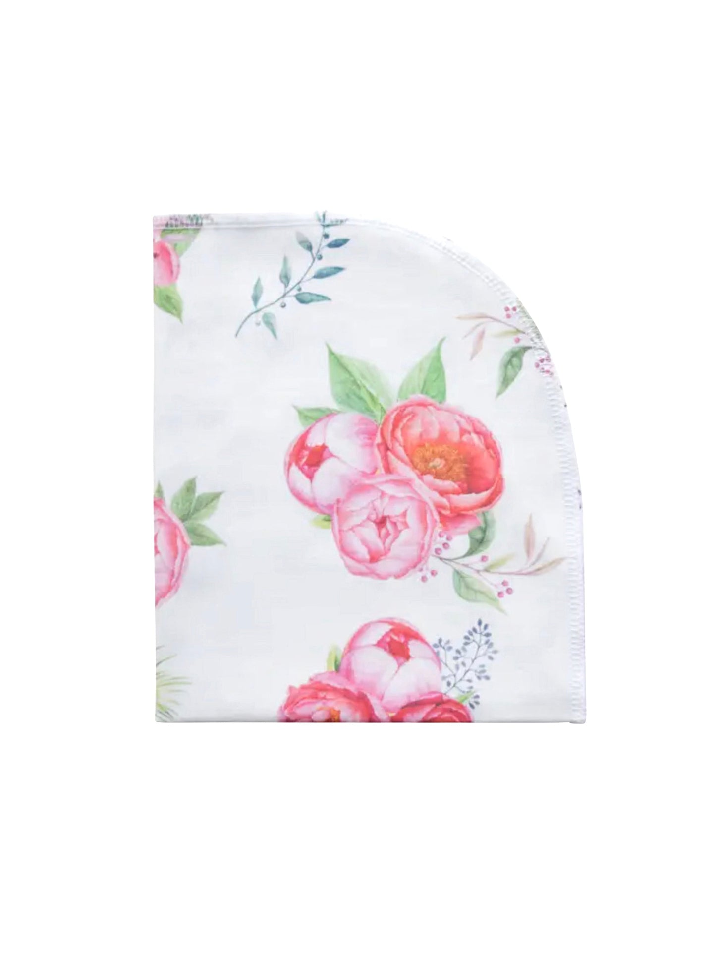 Peonies Organic Baby Blanket