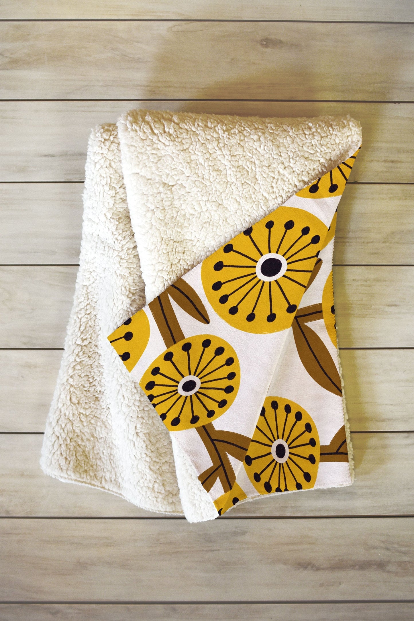 Century Garden Fleece Throw Blanket (DS) DD