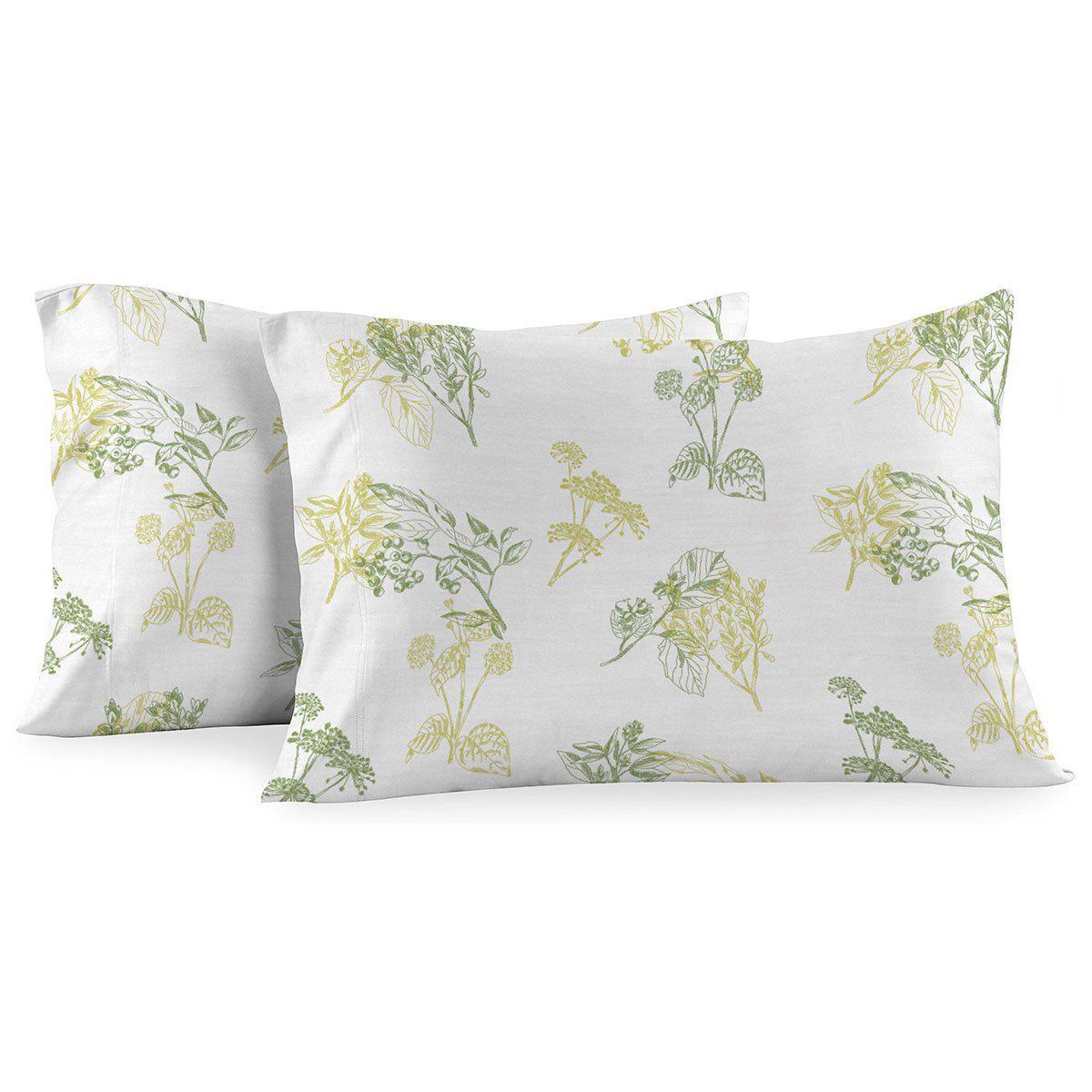 Heavyweight Printed Flannel Duvet Covers 170GSM - Hedgerow