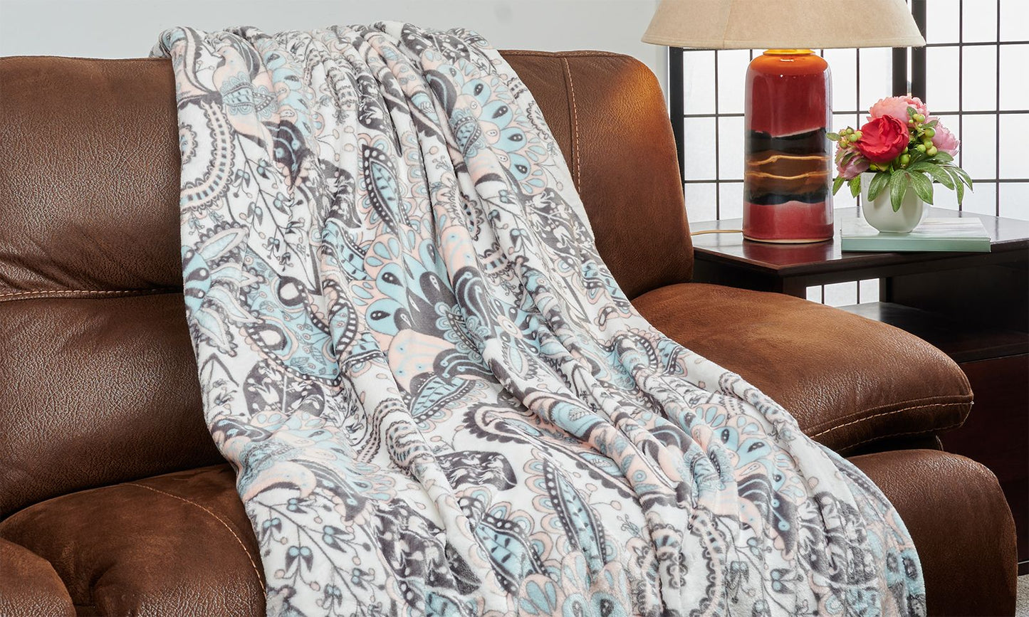 Isabelle Flannel Fleece Plush Blanket