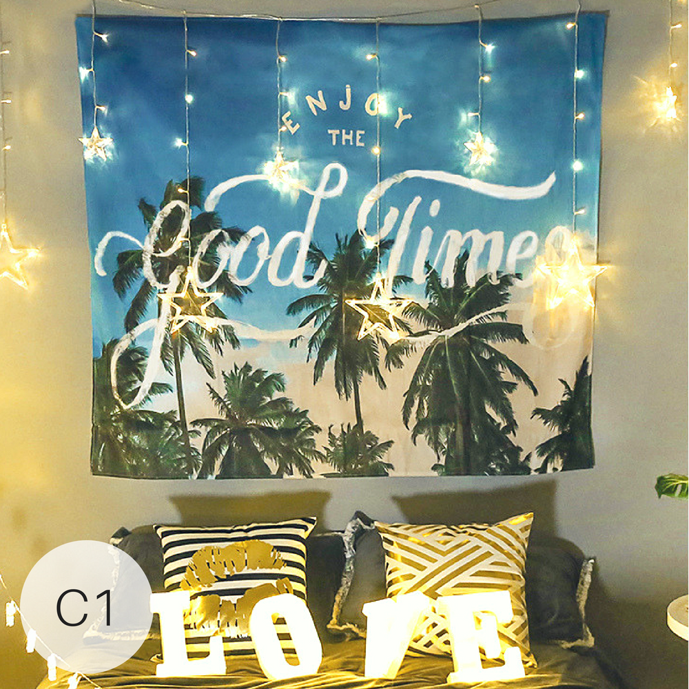 Tropical Tapestry Wall Hanging Throw Cloth