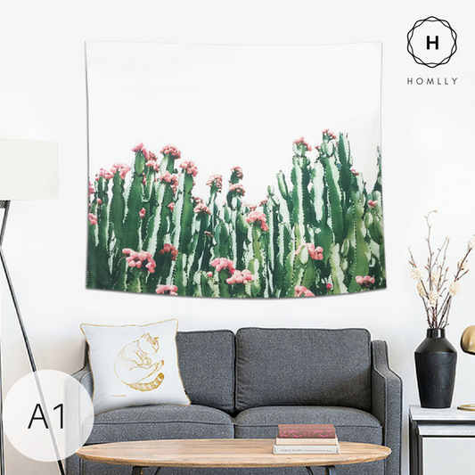 Cactus Tapestry Wall Hanging Throw Cloth