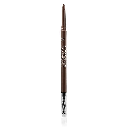 Marcelle Nano Retractable Eyebrow Liner, Medium Brown, Brow Pencil, Ultra-Precise Definition, Waterproof, Long-Lasting, Hypoallergenic, Cruelty-Free, 0.09 g