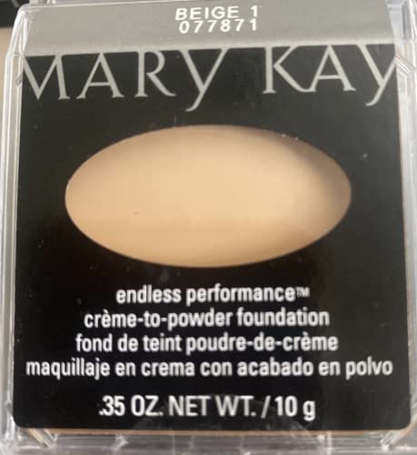 Mary Kay Endless Performance Creme-to-Powder Foundation Beige 1