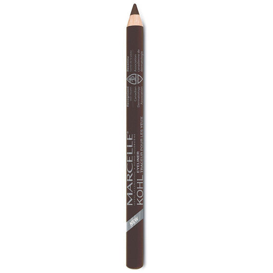 Marcelle Kohl Eyeliner, Dark Brown, Eye Pencil, Long-Lasting, Waterproof, Intense Colour, Fragrance-Free, Hypoallergenic, Recognized by CDA, Cruelty-Free, 0.04 Oz.