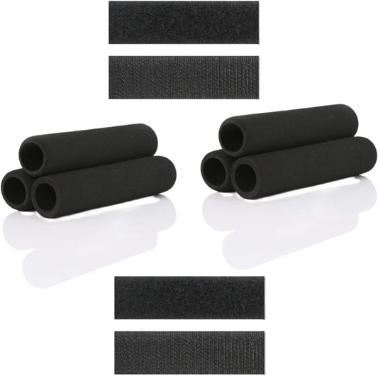 6-Piece Set of Rubber Foam Grip Handles, high Elasticity, Non-Slip Universal Handlebar Accessories for Fitness Home Garden Bicycle Sports Equipment Handlebar Replacement (4.7 * 1.3 inches)