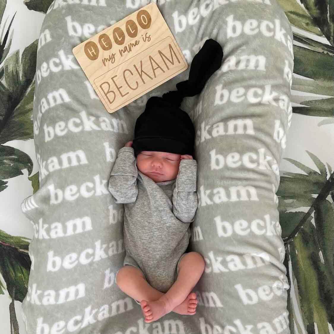 Personalized Color Blanket | Basil