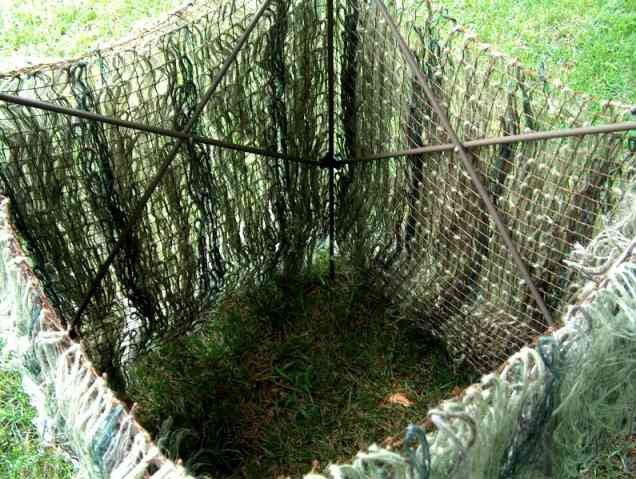 Folding Blind with bag + Ghillie Blind Cover - GhillieSuitShop