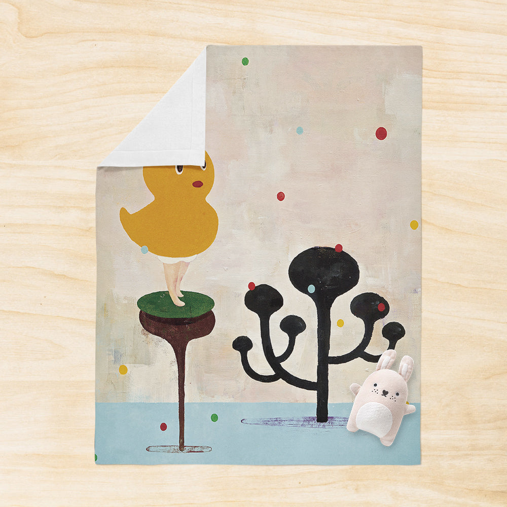 Personalized Yoshitomo Nara Blanket the Girl Dressed as a Bird