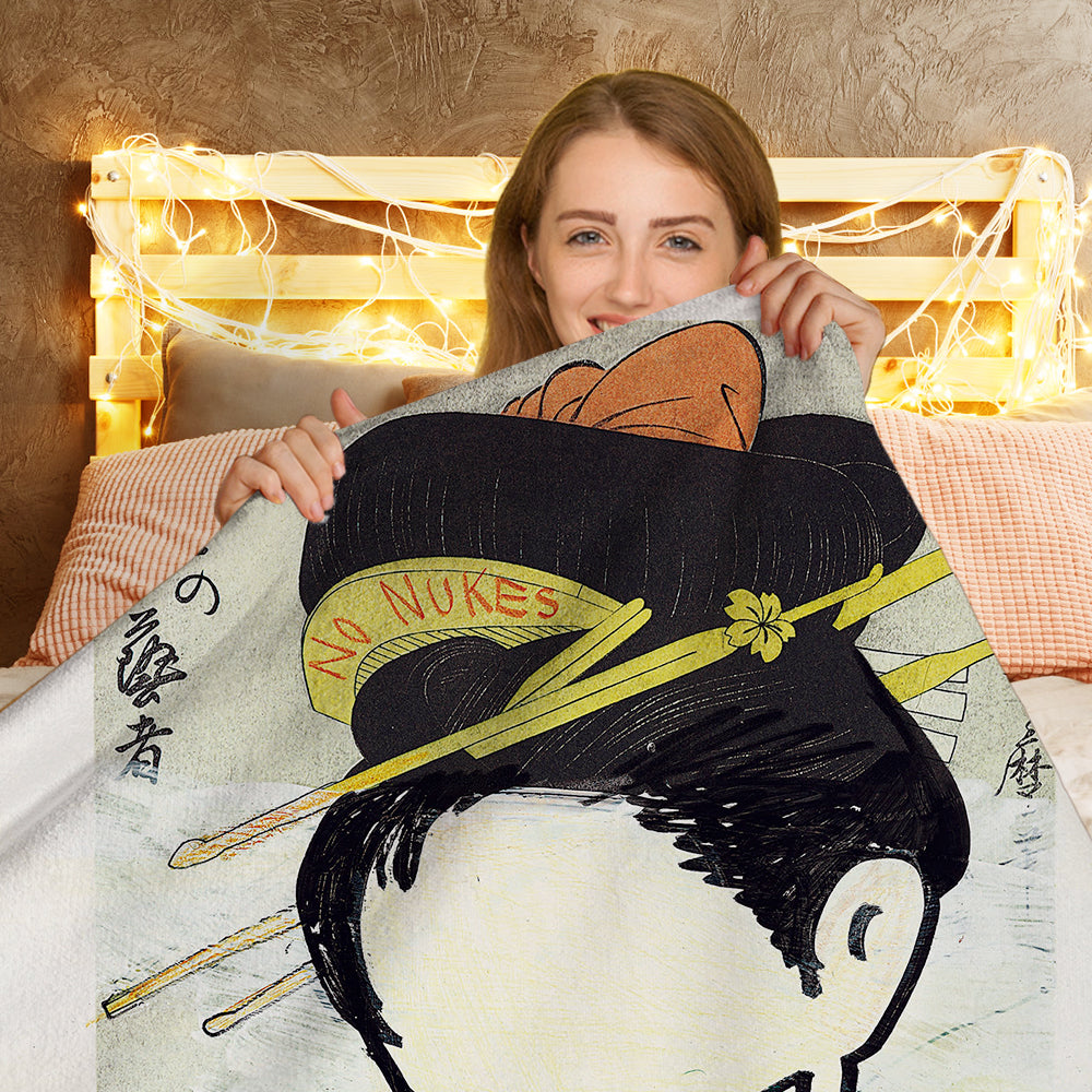 Personalized Yoshitomo Nara Blanket You're Nobody's Fool