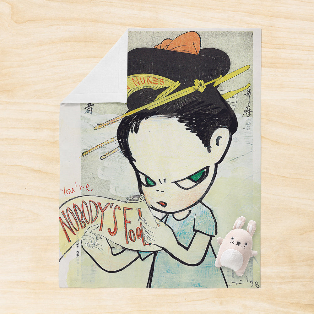 Personalized Yoshitomo Nara Blanket You're Nobody's Fool