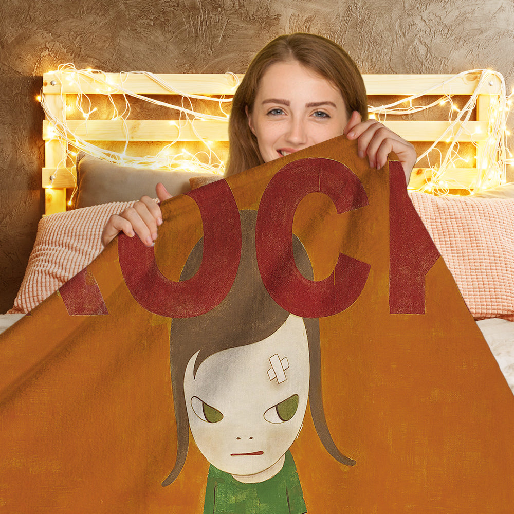 Personalized Yoshitomo Nara Blanket Ruck You