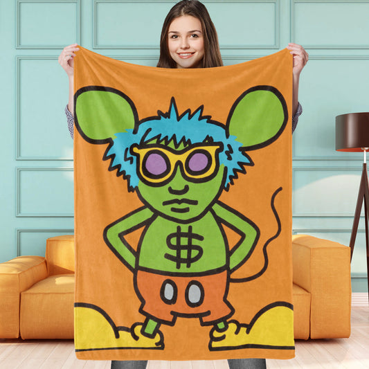Personalized Keith Haring Blanket Non-mainstream Mouse