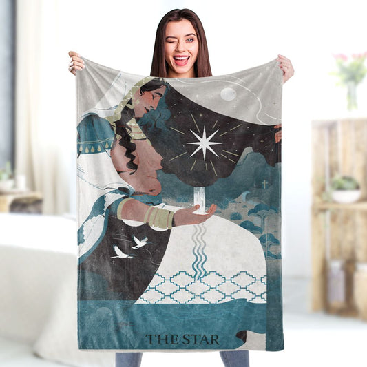Tarot Blanket The Star Divination Blanket Mysterious Home Decor
