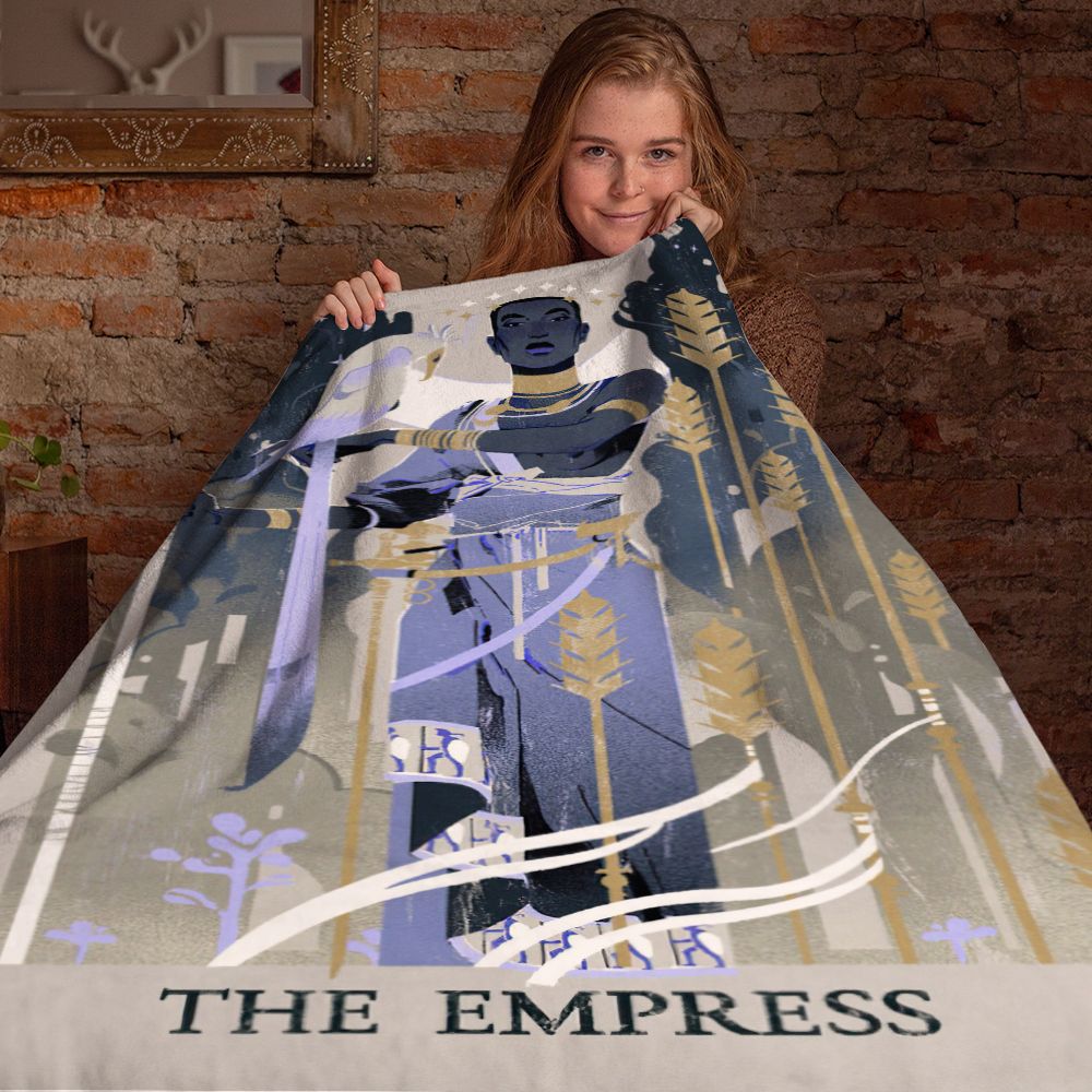 Tarot Blanket The Empress Blanket Mysterious Home Decor