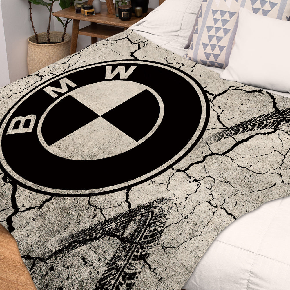 BMW Blanket Car Logo Blanket Home Decor Gift for Him