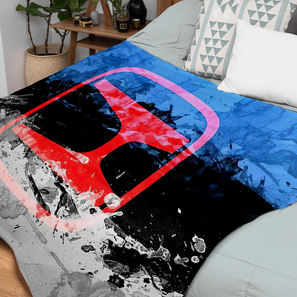 Honda Blanket Car Logo Blanket Home Decor Gift for Him