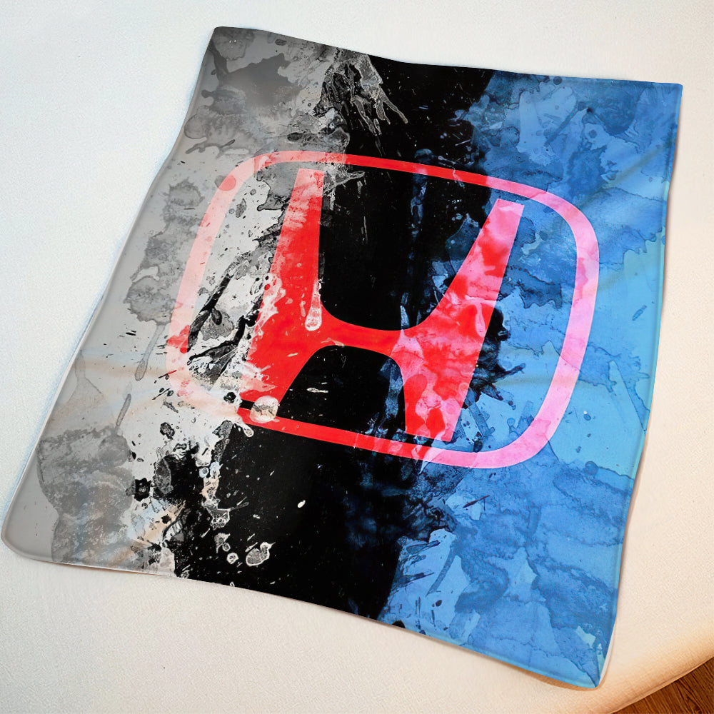 Honda Blanket Car Logo Blanket Home Decor Gift for Him