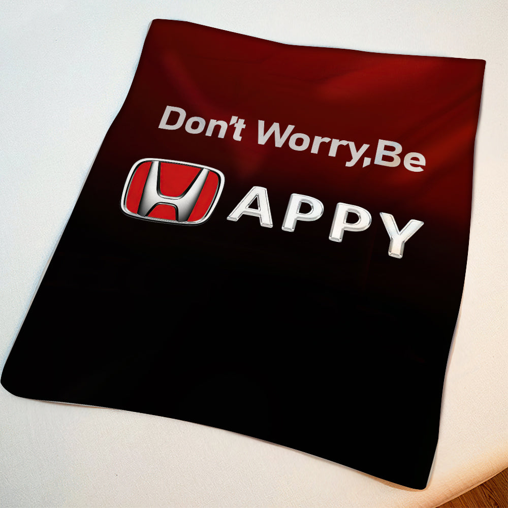 Honda Blanket Bedroom Decor Blanket Don't Worry Be Happy