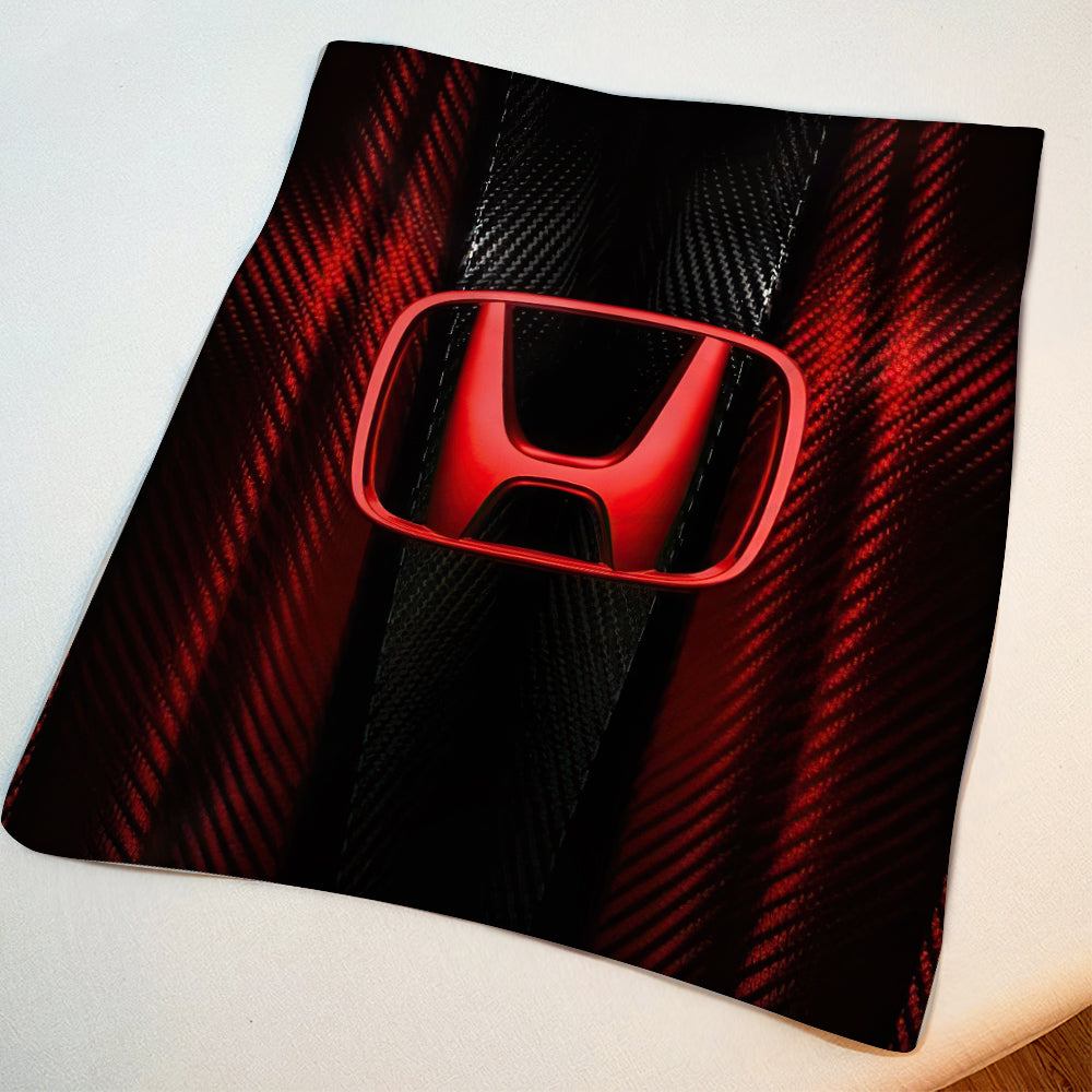 Honda Car Logo Blanket Gift for Husband Bedroom Decor Blanket