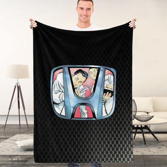 Car Blanket Honda Logo Blanket Gift for Lover Home Decor Blanket