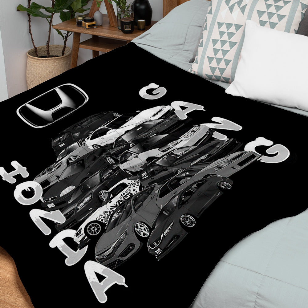 Car Blanket Home Decor Blanket Gift for Lover Honda Gang