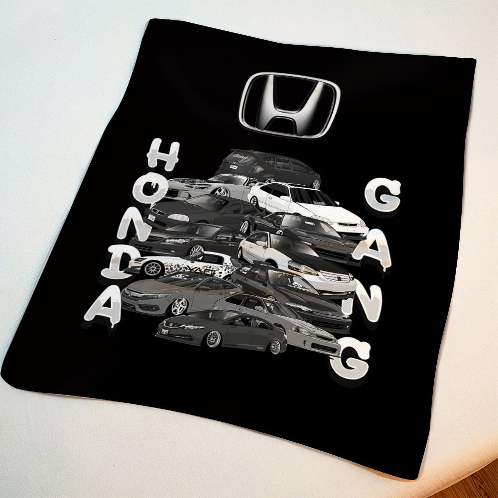 Car Blanket Home Decor Blanket Gift for Lover Honda Gang