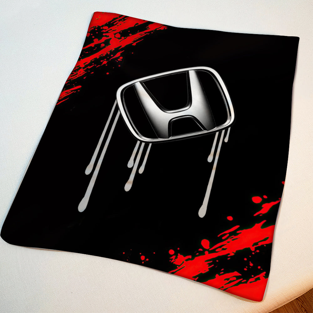 Honda Logo Blanket Home Decor Car Blanket Gift for Him