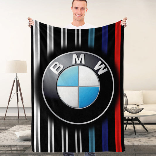 BMW Blanket Cool Car Logo Blanket Decor Bedding Bedroom