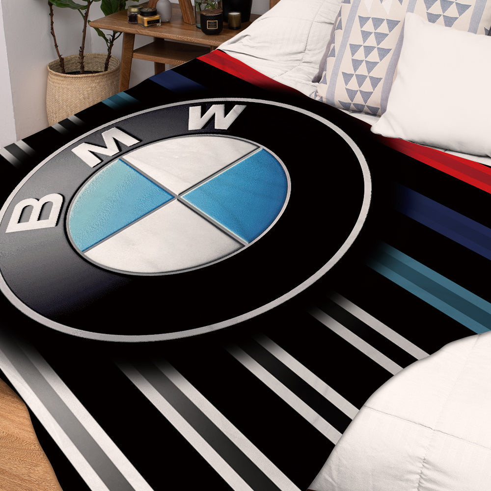 BMW Blanket Cool Car Logo Blanket Decor Bedding Bedroom
