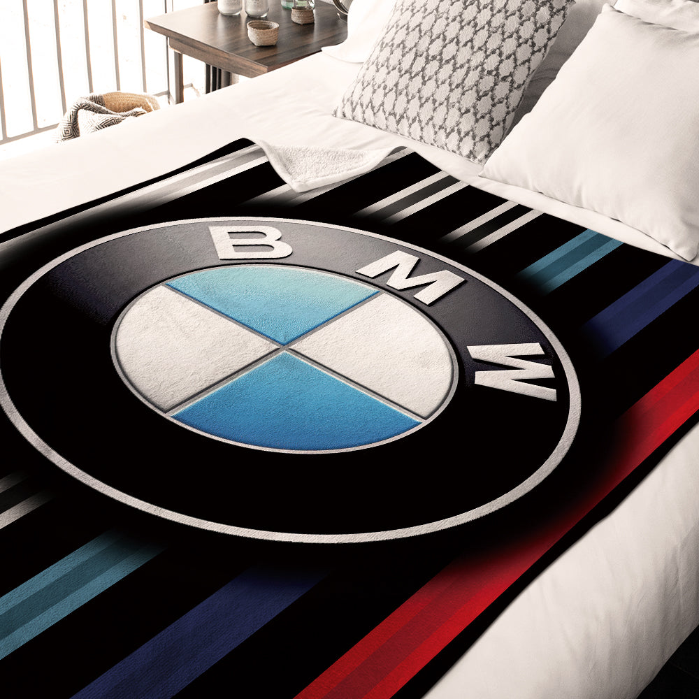 BMW Blanket Cool Car Logo Blanket Decor Bedding Bedroom