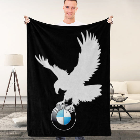 BMW Logo Blanket Home Decor Car Blanket Gift for Him