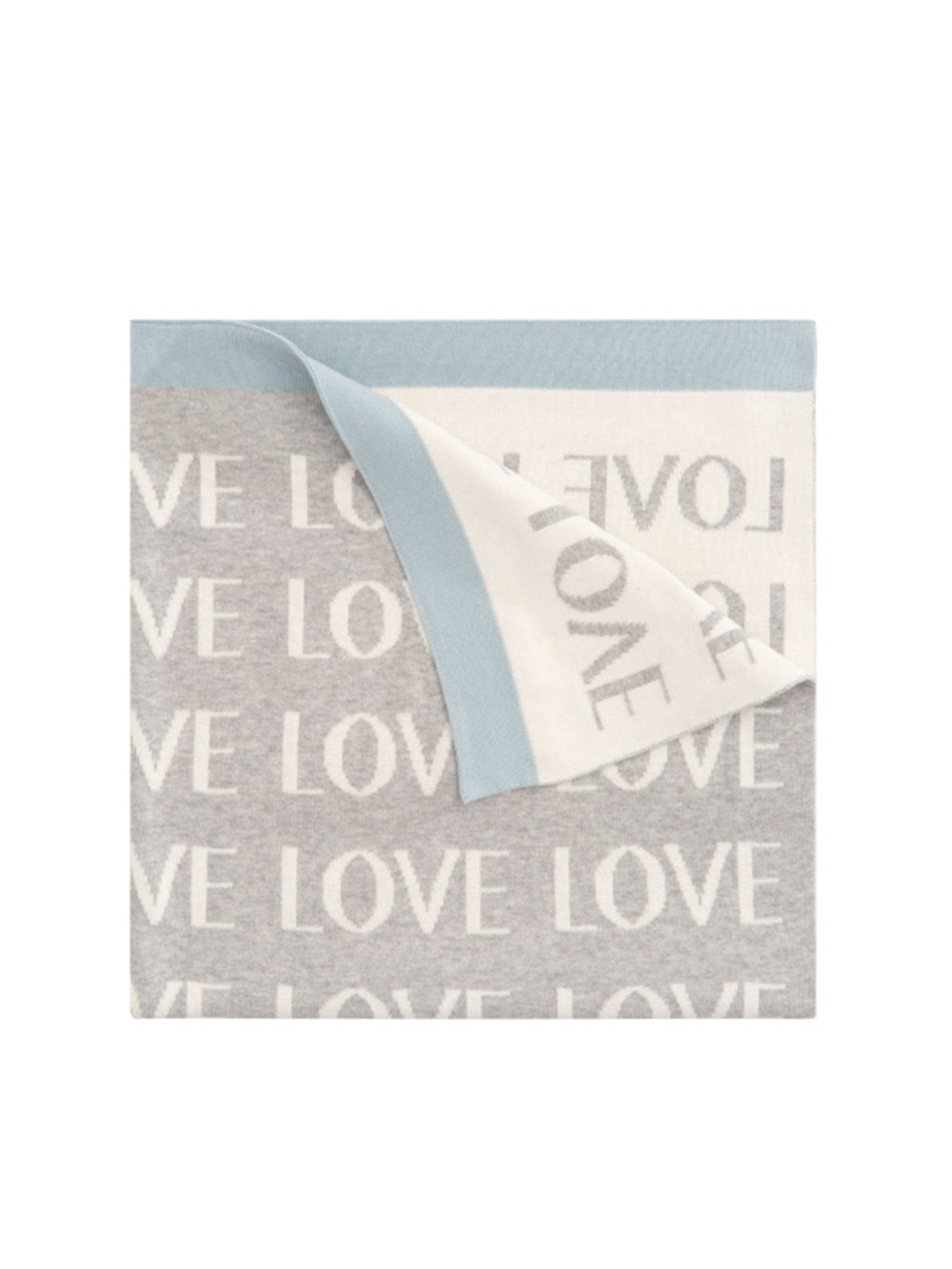 Love Jacquard Knit Blanket Weston Table