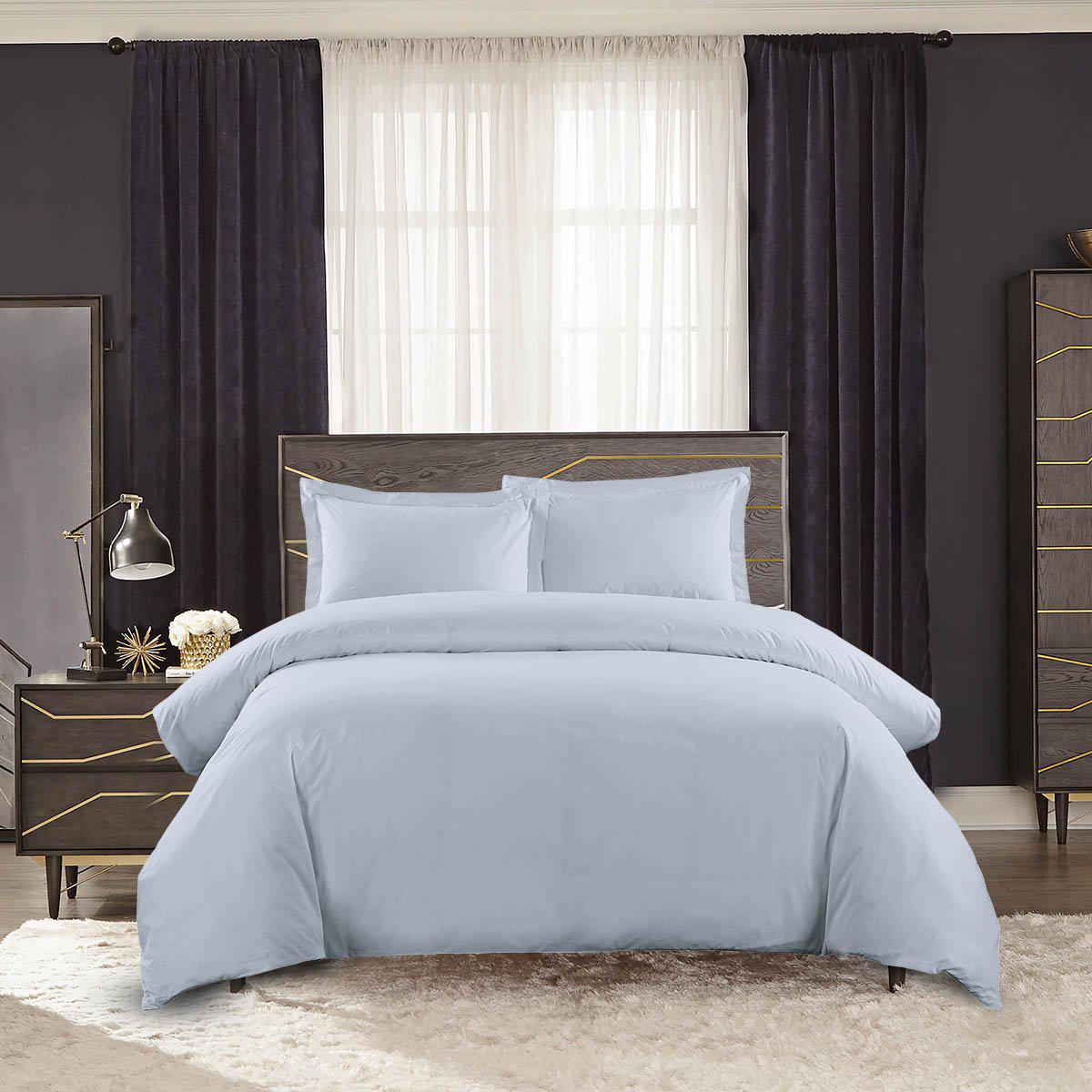 Soft Percale Egyptian Cotton 300 Thread Count Duvet Cover