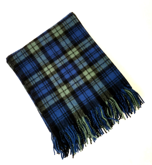 "Campbell Ancient" Wool Blend Blanket