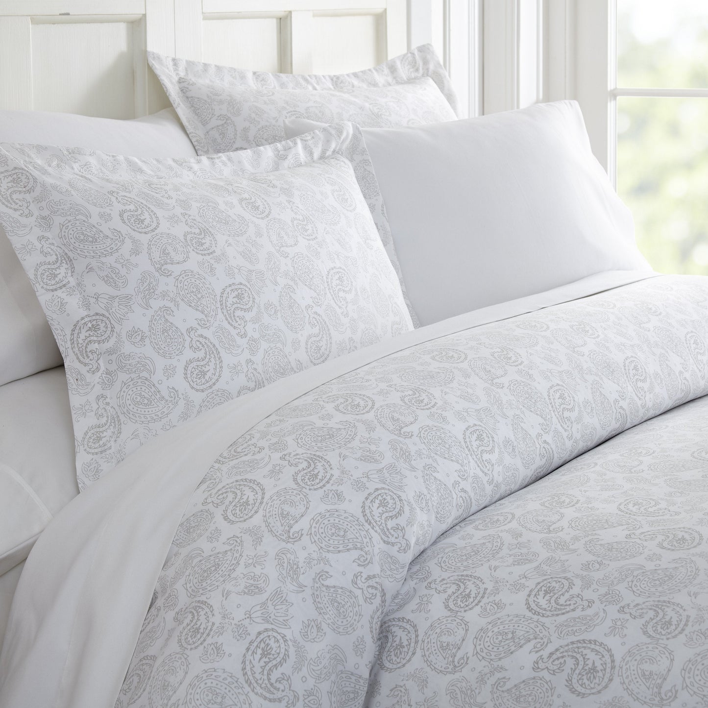 Coarse Paisley Pattern 3-Piece Duvet Cover Set