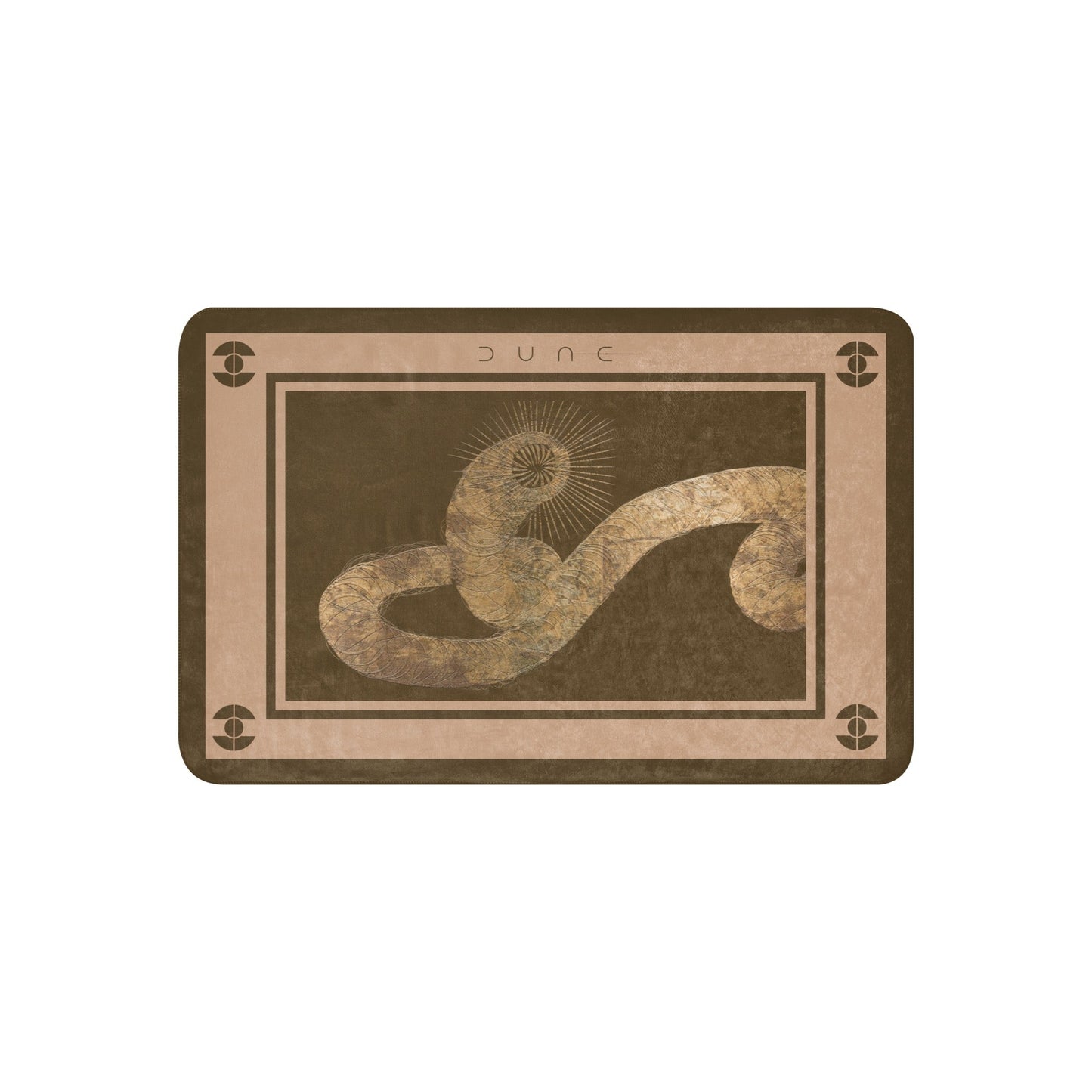 Dune Sandworm Sherpa Blanket