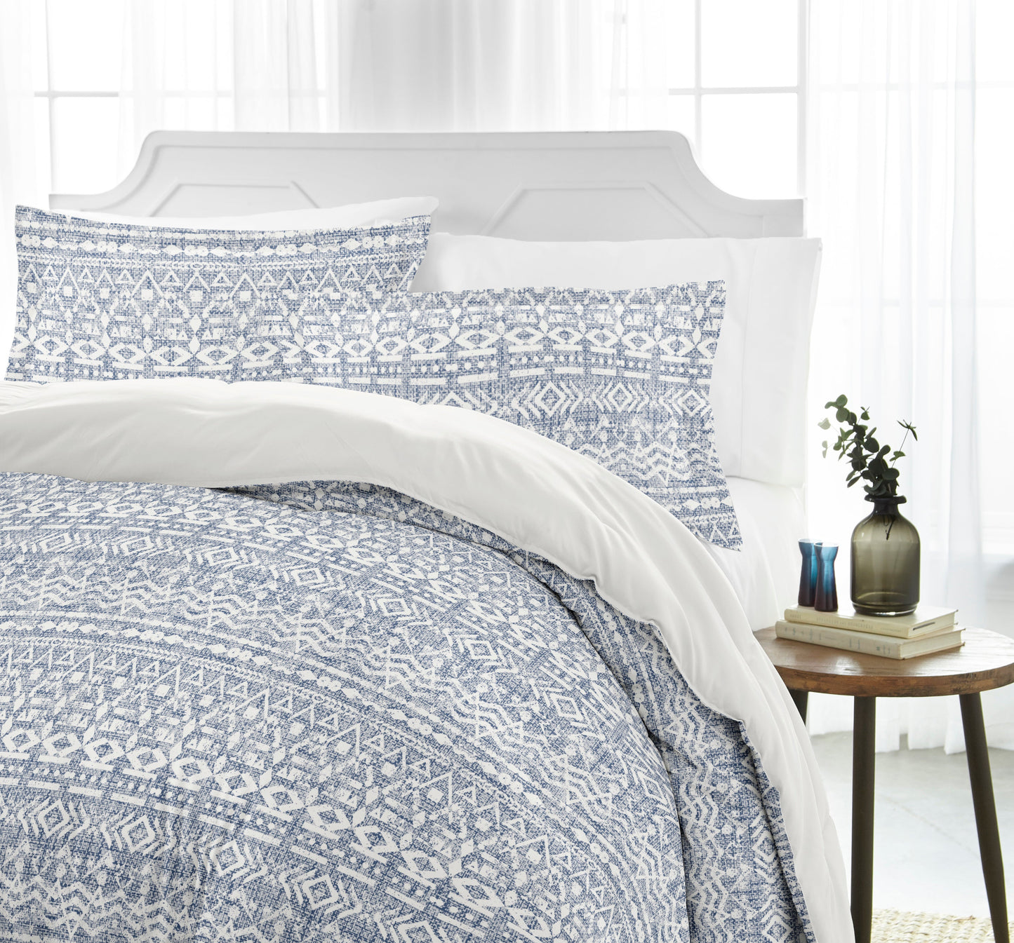 Modern Rustic Pattern 3-Piece Reversible Duvet Cover Set