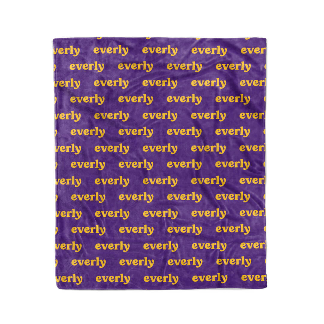 Personalized Color Blanket | Tiger Purple