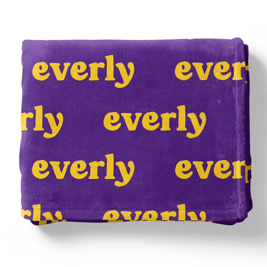 Personalized Color Blanket | Tiger Purple