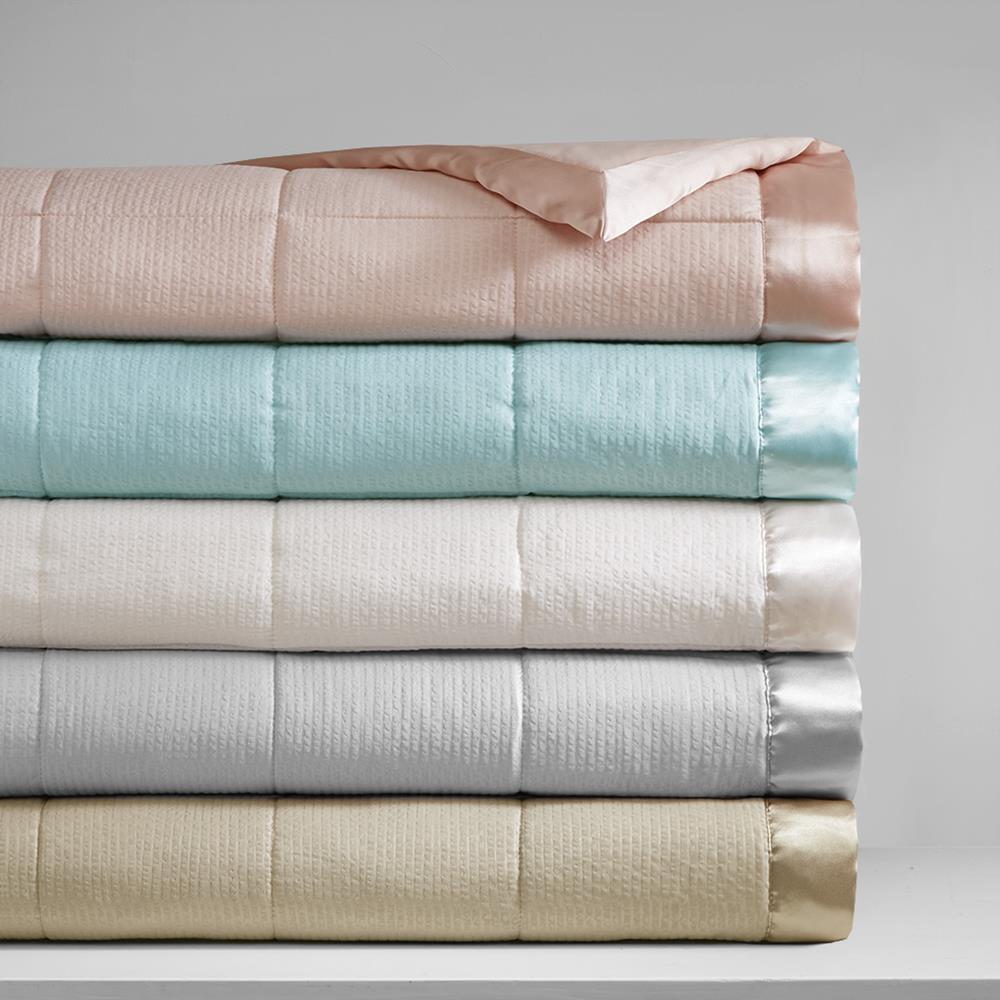 Madison Park Cambria Premium Oversized Hypoallergenic Down Alternative Blanket with 3M Scotchgard Full/Queen