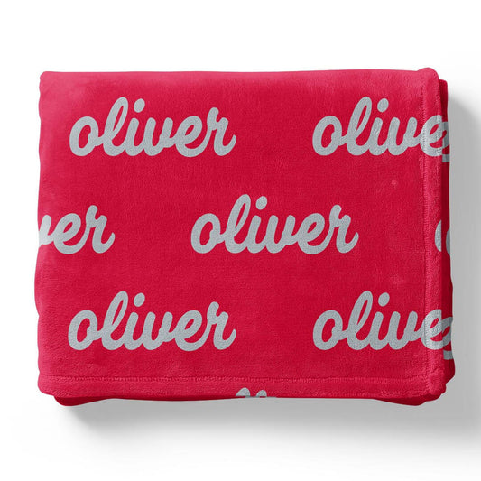 Personalized Color Blanket | Scarlet