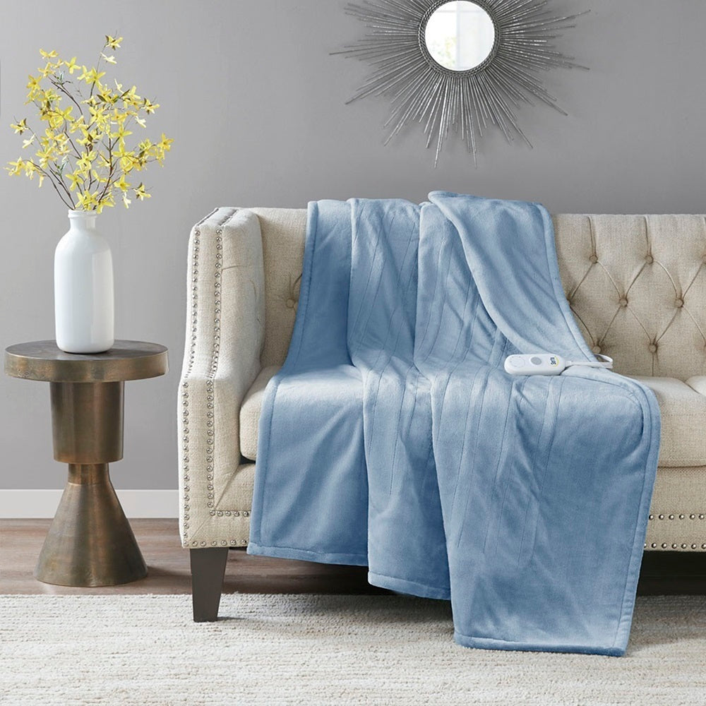 Olliix Plush Heated Throw - 50x60"