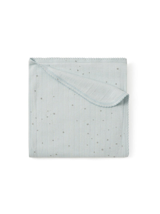 Organic Blue Celestial Layette Blanket