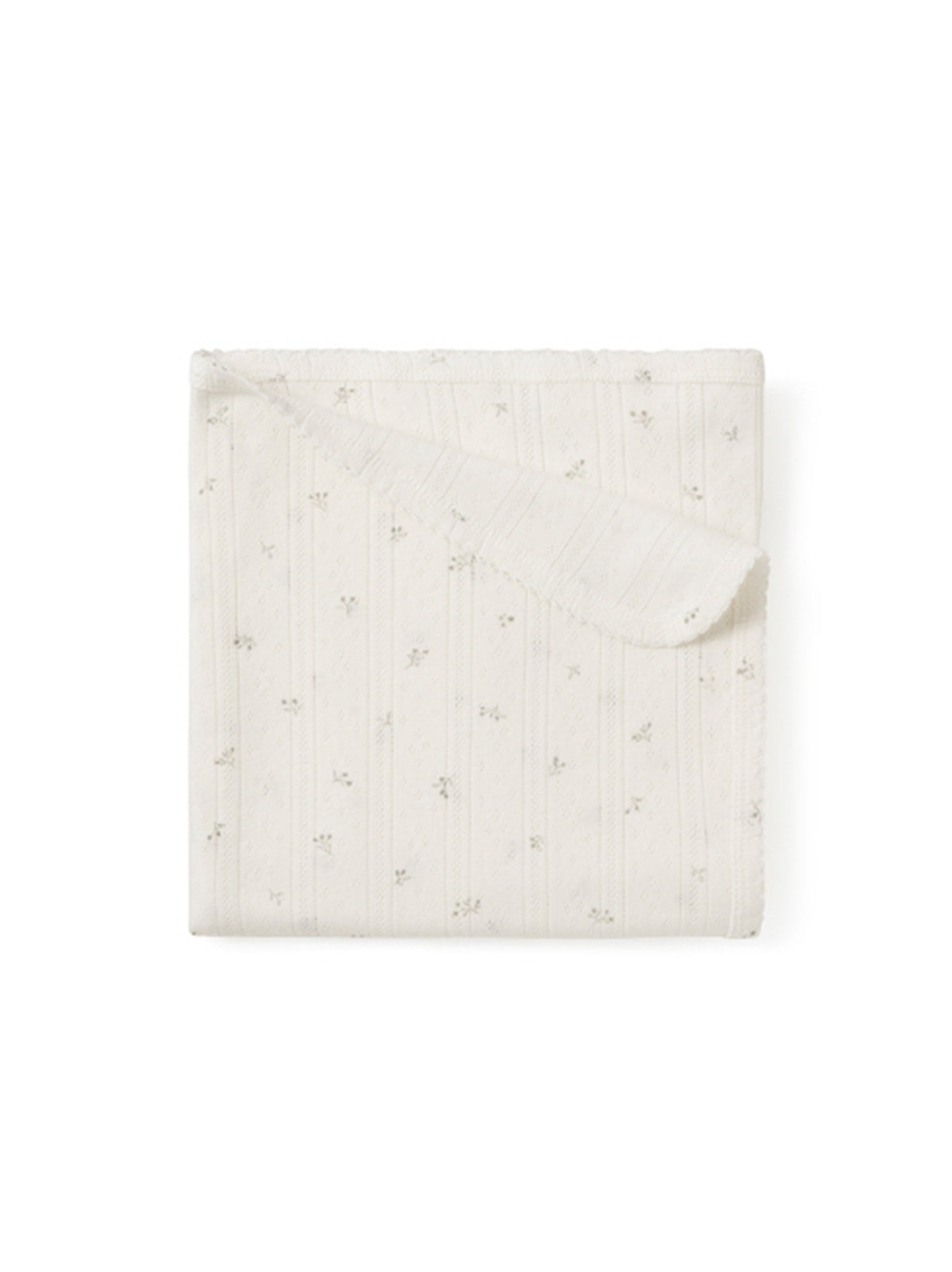 Organic Printed Layette Blanket Weston Table