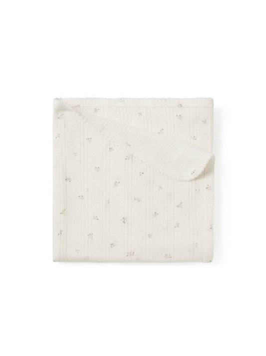 Organic Printed Layette Blanket Weston Table